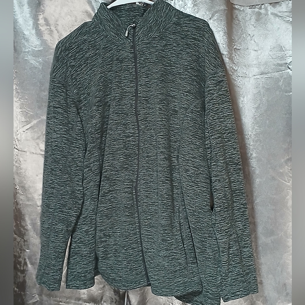 Danskin Now Women's Charcoal Zip-Up  Jacket